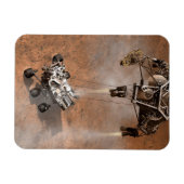 Neugier Rover Landing auf der Marsfläche. Magnet (Horizontal)