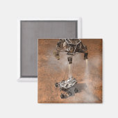 Neugier Rover Landing auf der Marsfläche. Magnet (Vorderseite/Rückseite)