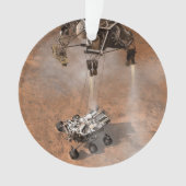 Neugier Rover Landing auf der Marsfläche. Ornament (Vorderseite)