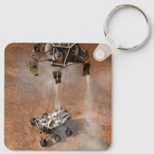 Neugier Rover Landing auf der Marsfläche. Schlüsselanhänger (Rückseite)