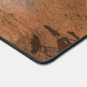 Neugier Rover Landing auf der Marsfläche. Schreibtischunterlage (Ecke)