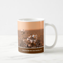 Neugier Rover Mars Dusty Selfie auf dem Monte Shar Kaffeetasse