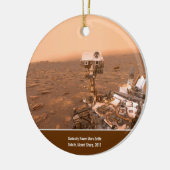 Neugier Rover Mars Mount Sharp Selfie Weihnachten Keramik Ornament (Links)