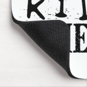 Neugier tötete die Cat Proverb Mouse Pad Mousepad (Ecke)