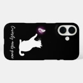 Neugier trifft Anmut Case-Mate iPhone Hülle (Rückseite (Horizontal))