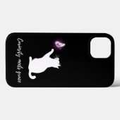 Neugier trifft Anmut Case-Mate iPhone Hülle (Rückseite (Horizontal))