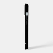 Neugier trifft Anmut iPhone 15 Hülle (Linke Seite)