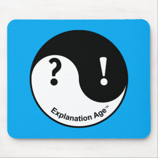 Neugier u. Überzeugung Mousepad