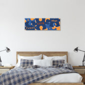 Neugier und LIEBE = Magische Puzzleteile Leinwanddruck (Insitu (Schlafzimmer))