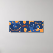 Neugier und LIEBE = Magische Puzzleteile Leinwanddruck (Vorderseite)
