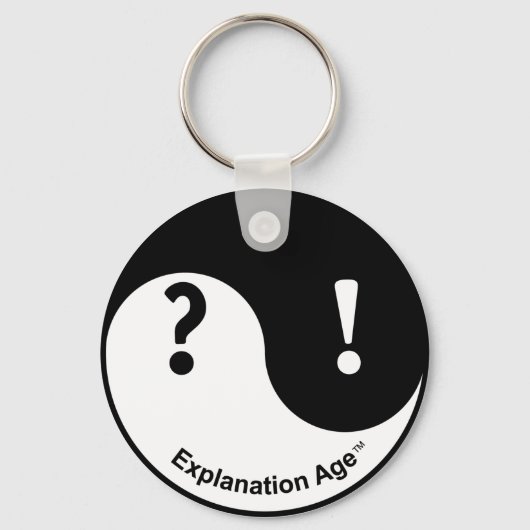 Neugier und Überzeugung Schlüsselanhänger (Vorderseite)