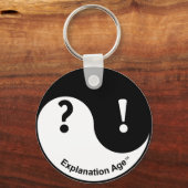 Neugier und Überzeugung Schlüsselanhänger (Vorderseite)