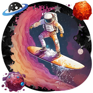 Neugier und Wissen Quadratische Wanduhr