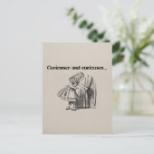 Neugierde und Neugierige auf Key abgestimmt Postkarte (Stehend Vorderseite)