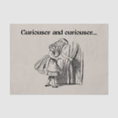 Neugierde und Neugierige auf Key abgestimmt Seidenpapier (Vorderseite)