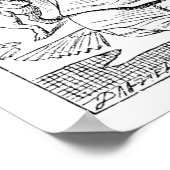 Neugierde und Neugierige! Poster (Ecke)