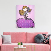 "Neugierde und Neugierige!" überzogene Canvas, 16x Leinwanddruck (Insitu (Wohnzimmer))