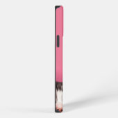 Neugierig auf Kitty Pink iPhone Hülle (Rechte Seite)