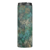 Neugierig Baby Llama Funny Thermal Tumbler Thermosbecher (Rückseite)