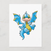 Neugierig blauer Scorchio Postkarte (Vorderseite)