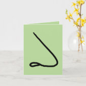 Neugierig, gerade weil hallo, denkend an Sie, Karte (Gelbe Blume)