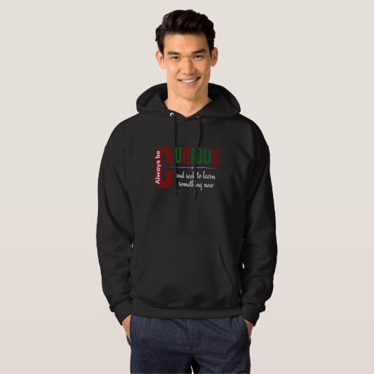 neugierig hoodie (Vorne ganz)