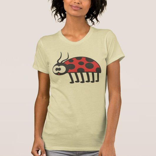 Neugierig Ladybug T-Shirt (Vorderseite)