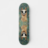 Neugierig Llama Skateboard Funny (Vorne)