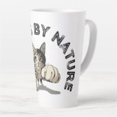 Neugierig nach der Natur, die Katzengestaltung aus Milchtasse (Rechte Ecke)