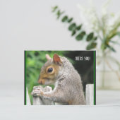 Neugierig niedlich, Fräulein Sie! Postkarte (Stehend Vorderseite)