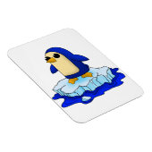 Neugierig Niedlicher Baby Penguin Magnet (Rechte Seite)