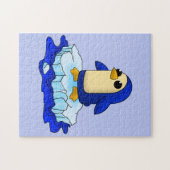 Neugierig Niedlicher Baby Penguin Puzzle (Horizontal)