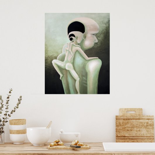 neugierig poster (Küche)