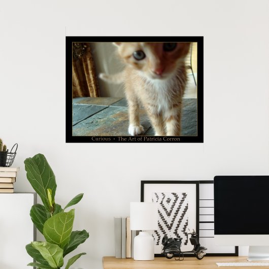 neugierig poster (Heimbüro)