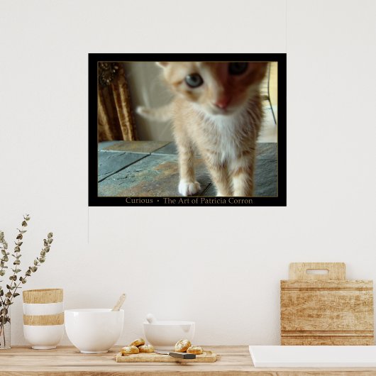 neugierig poster (Küche)