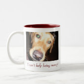 Neugierig Zweifarbige Tasse (Links)