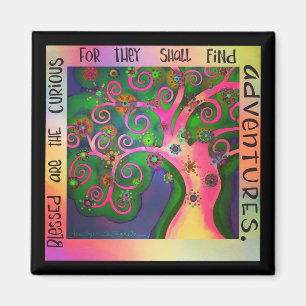 Neugierige Abenteuer Magnet