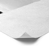 Neugierige Adelie Penguin Stehend für antarktische Poster (Ecke)