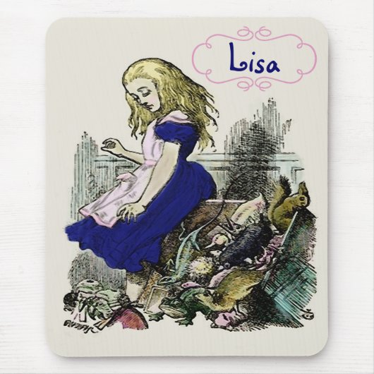 Neugierige Alice ~ Mousepad Wonderland (Vorne)