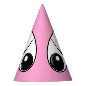 Neugierige Augen Funny Party Hat Partyhütchen (Vorderseite)