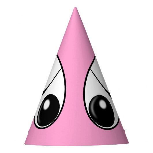 Neugierige Augen Funny Party Hat Partyhütchen (Vorderseite)