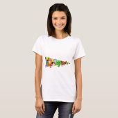 Neugierige Außerirdischen Funny T - Shirt (Vorne ganz)
