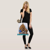 Neugierige Bulldog-Lehrerin Tasche - Sehen Sie zur (Am Model)