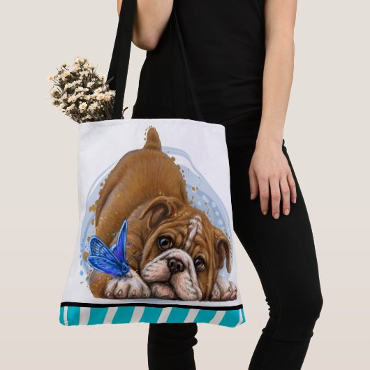 Neugierige Bulldog-Lehrerin Tasche - Sehen Sie zur (Von Nahem)