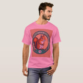 Neugierige Chipmunk Forest Adventure T - Shirt Des (Vorne ganz)