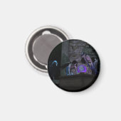 Neugierige Crow-Fee Magnet (Vorderseite/Rückseite)