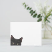 Neugierige, digitale Bilder von Kitty Postkarte (Stehend Vorderseite)