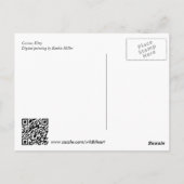 Neugierige, digitale Bilder von Kitty Postkarte (Rückseite)