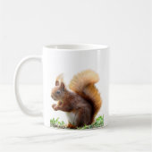 Neugierige Eichhörnchen-Tasse Kaffeetasse (Links)