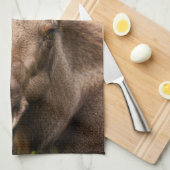 Neugierige Elose Geschirrtuch (Viertel Falte)